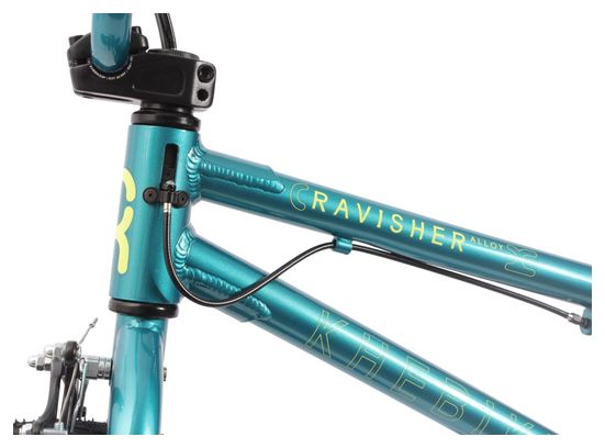 Vélo BMX alu enfant RAVISHER LL turquoise 18 pouces 8.6kg