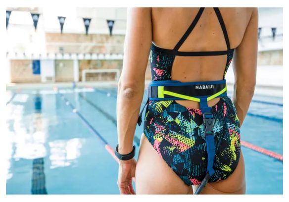 Élastique de Natation statique Naibaji SWIM 500 Noir 
