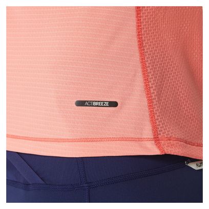 Asics FujiTrail Pink Women's 1/2 Zip Short Sleeve Jersey
