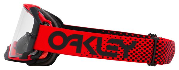 Máscara Oakley Airbrake MX Moto Roja / Transparente / Ref: OO7046-E1