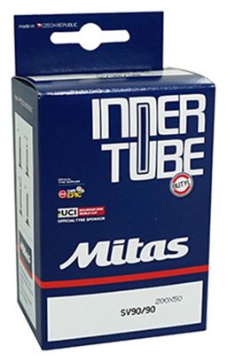 Chambre a air poussette - trottinette 200 x 50 rubena-mitas valve standard
