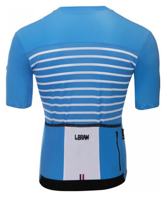 LeBram Ventoux Azure Kurzarm Jersey Blue Fit