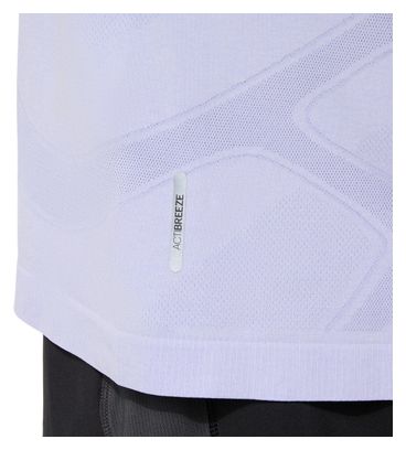 Asics Road Seamless Purple Men's Running T-Shirt
