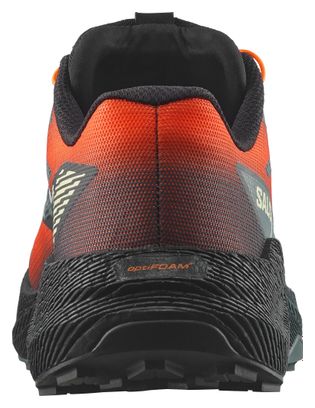 Salomon Pulsar Quiver Men's Trail Running Shoes - Green/Black/Orange