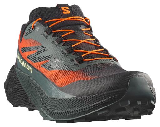 Salomon Pulsar Quiver Men's Trail Running Shoes - Green/Black/Orange