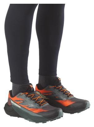 Salomon Pulsar Quiver Men's Trail Running Shoes - Green/Black/Orange