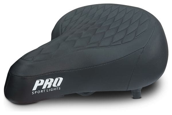 Selle de vélo Royal Cruiser - Noire - Rembourrage en mousse