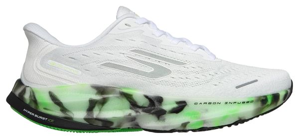 Skechers Slip-ins Aero Spark Glow in the Dark Laufschuhe, Weiß/Grün, Damen