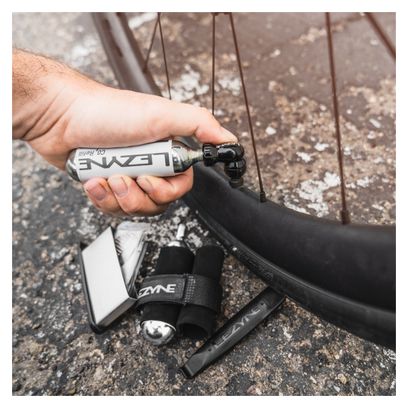 Gonfleur CO2 Lezyne Twin Speed Drive CO2 25 g Noir / Argent