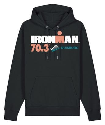 Felpa con cappuccio Ironman 70.3 Duisburg nera