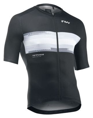 Heren Northwave Force Evo Jersey met korte mouwen Zwart/Wit