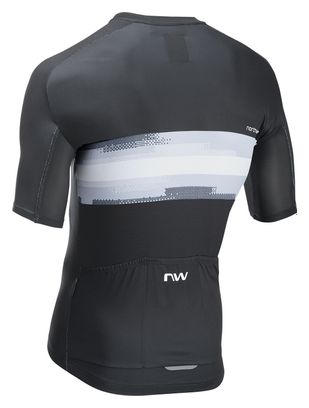 Northwave Force Evo Kurzarm Trikot Schwarz/Weiß Herren