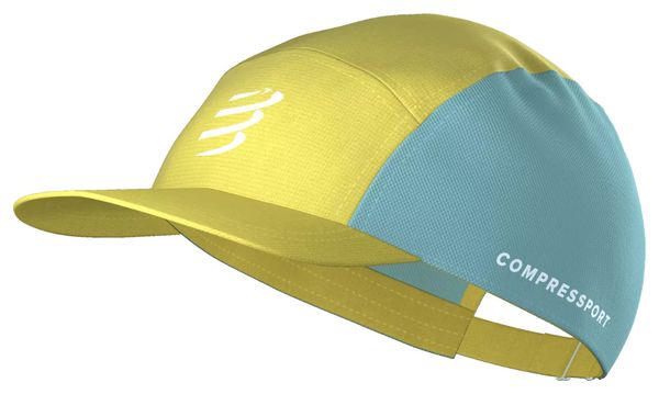 Compressport 5-Panel Cap - Yellow/Blue