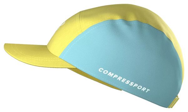 Compressport 5-Panel Cap - Yellow/Blue