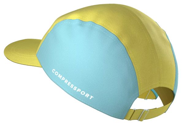 Compressport 5-Panel Cap - Yellow/Blue