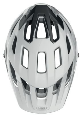 Casco brillante Abus Moventor 2.0 Blanco