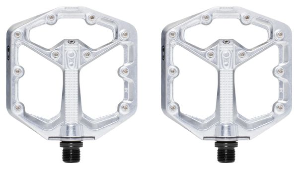 Crankbrothers Stamp 7 Pequeño - Edición Plata Pedales Planos Plata Pulida