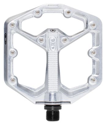 Paire de Pédales Plates Crankbrothers Stamp 7 Small - Silver Edition Argent High-Polished