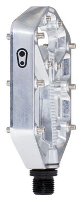 Paire de Pédales Plates Crankbrothers Stamp 7 Small - Silver Edition Argent High-Polished