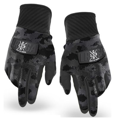 Pair of Loose Riders Camo Black Long Gloves