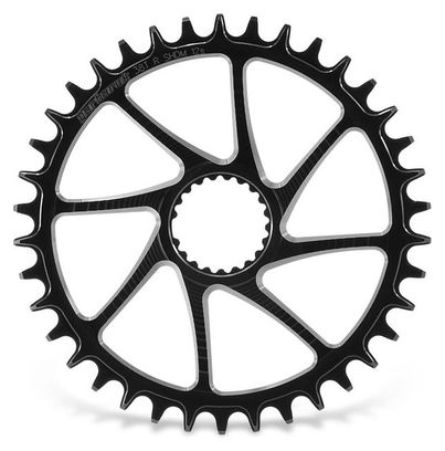 MTB-Kettenblatt Garbaruk Rund Direct Mount für Shimano Kurbelgarnitur 3mm Offset Schwarz