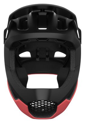 Poc Otocon Full Face Helmet Black/Coral Red