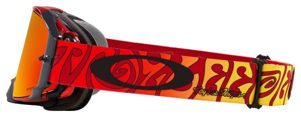 Masque Oakley Airbrake MX Troy Lee Design Trippy Red / Prizm Mx Torch Iridium / Ref: OO7046-E8
