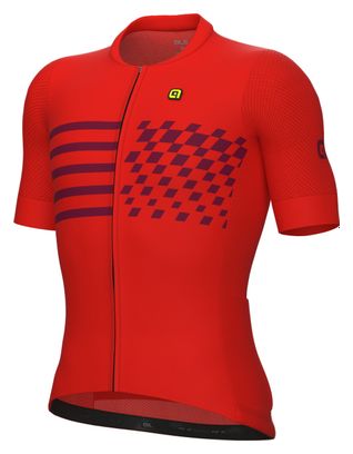 Maillot Manches Courtes Alé Play Rouge