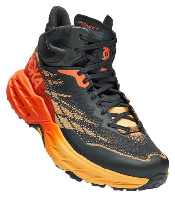Chaussures de Randonnée Hoka Speedgoat 5 Mid GTX Noir Orange