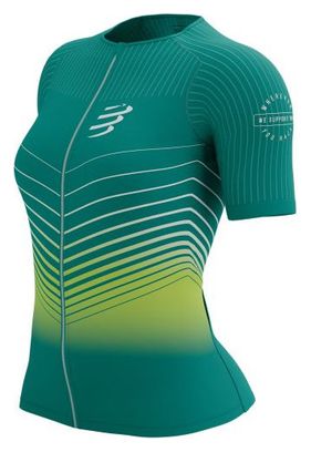 Compressport Tri Postural Aero SS Top W Green