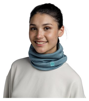 Unisex Buff Merino Heavyweight Neckwarmer Light Blue