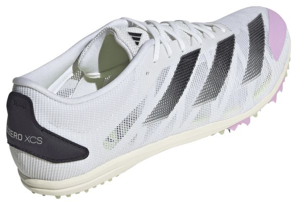 adidas Performance adizero XCS White Green Pink Unisex Track &amp; Field Shoes
