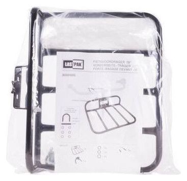 Porte-bagages avant vélo Noir vélo de ville