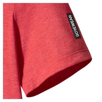 Maglietta da corsa Gore Wear Training rossa da donna