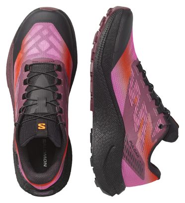 Salomon Pulsar Quiver Women's Trail Running Shoes - Pink/Orange/Black