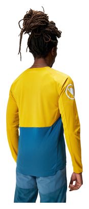 Endura MT500 Burner Long Sleeve Jersey Geel/Blauw