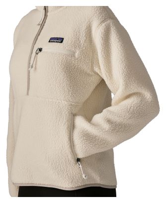 Patagonia Retro Pile Beige Women's Hoodie