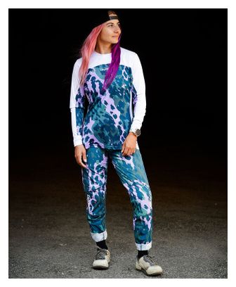 DHaRCO Gravity Isa Signature Hose für Damen, violett mit Leopardenmuster
