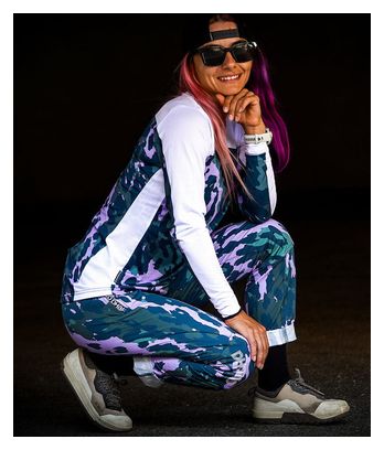 DHaRCO Gravity Isa Signature Hose für Damen, violett mit Leopardenmuster