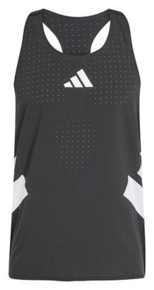 adidas Adizero Road To Records Tank Top Zwart Heren