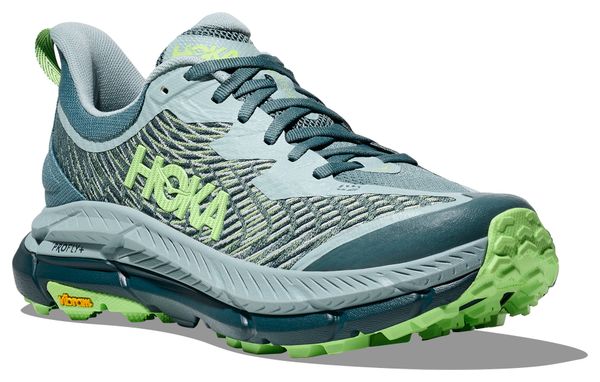 Blauw/Groen Hoka Mafate Speed 4 Trailschoenen voor Heren