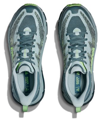 Blauw/Groen Hoka Mafate Speed 4 Trailschoenen voor Heren