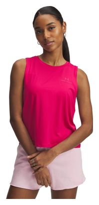 Camiseta corta Under Armour Vanish Energy rosa para mujer