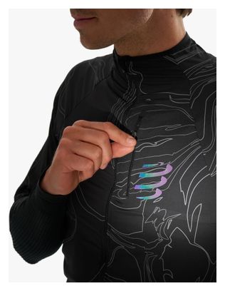 Compressport Hurricane winddicht jack zwart