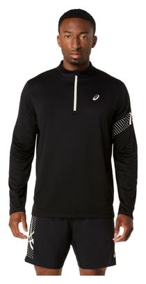 Men's Black Asics Icon 1/2-Zip Top