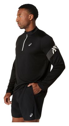 Men's Black Asics Icon 1/2-Zip Top