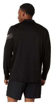Men's Black Asics Icon 1/2-Zip Top