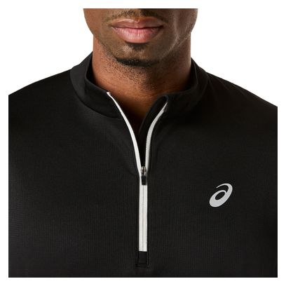 Men's Black Asics Icon 1/2-Zip Top