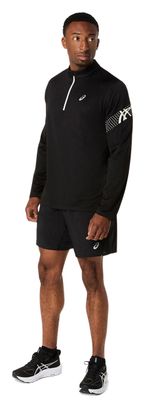 Men's Black Asics Icon 1/2-Zip Top