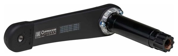 Praxis Girder Carbon Direct Mount Cranks (Zonder Case) Zwart